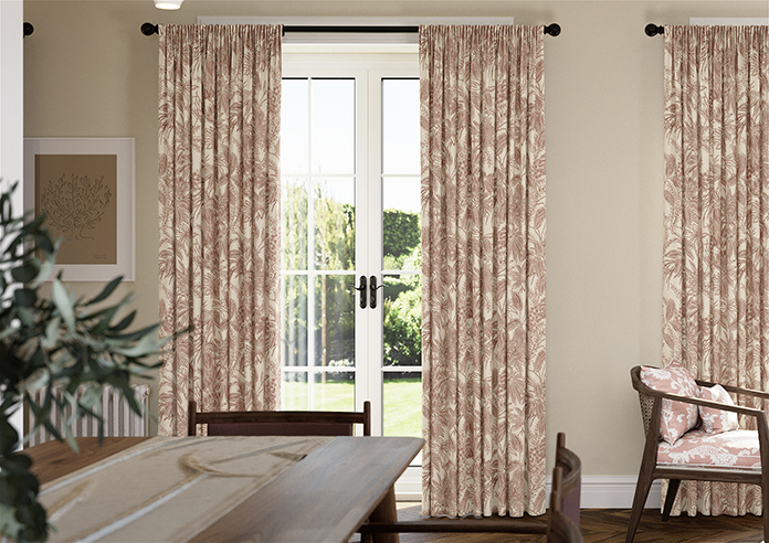 Maui, Burnt Red - Made to Measure Curtains - Image 3